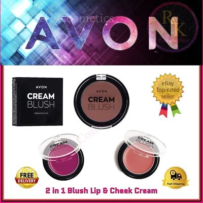 Avon 2 in 1 Lip and Cheek Cream Blush Sheer Natural Hint of Colour All Shades