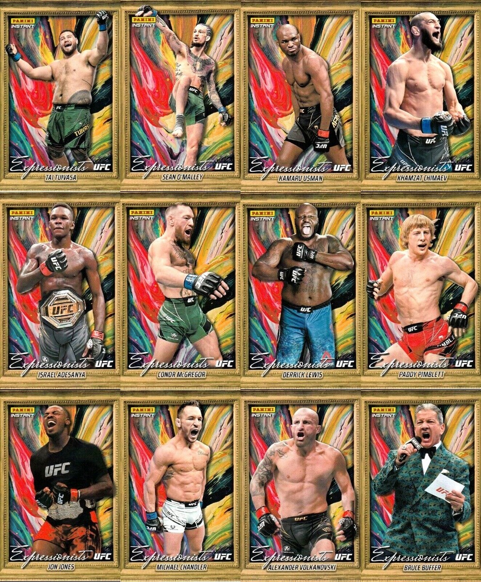 2022 PANINI EXPRESSIONISTS UFC CARDS #1 - 12 SINGLES 1/554 YOU PICK IN STOCK