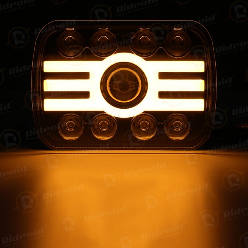 For Chevrolet Express 1500 2500 3500 Astro Cargo Van G10 7x6" Halo LED Headlight - Picture 5 of 18
