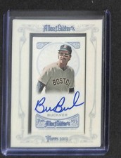 2013 Topps Allen and Ginter Mini Framed Autograph #AGA BBU Bill Buckner