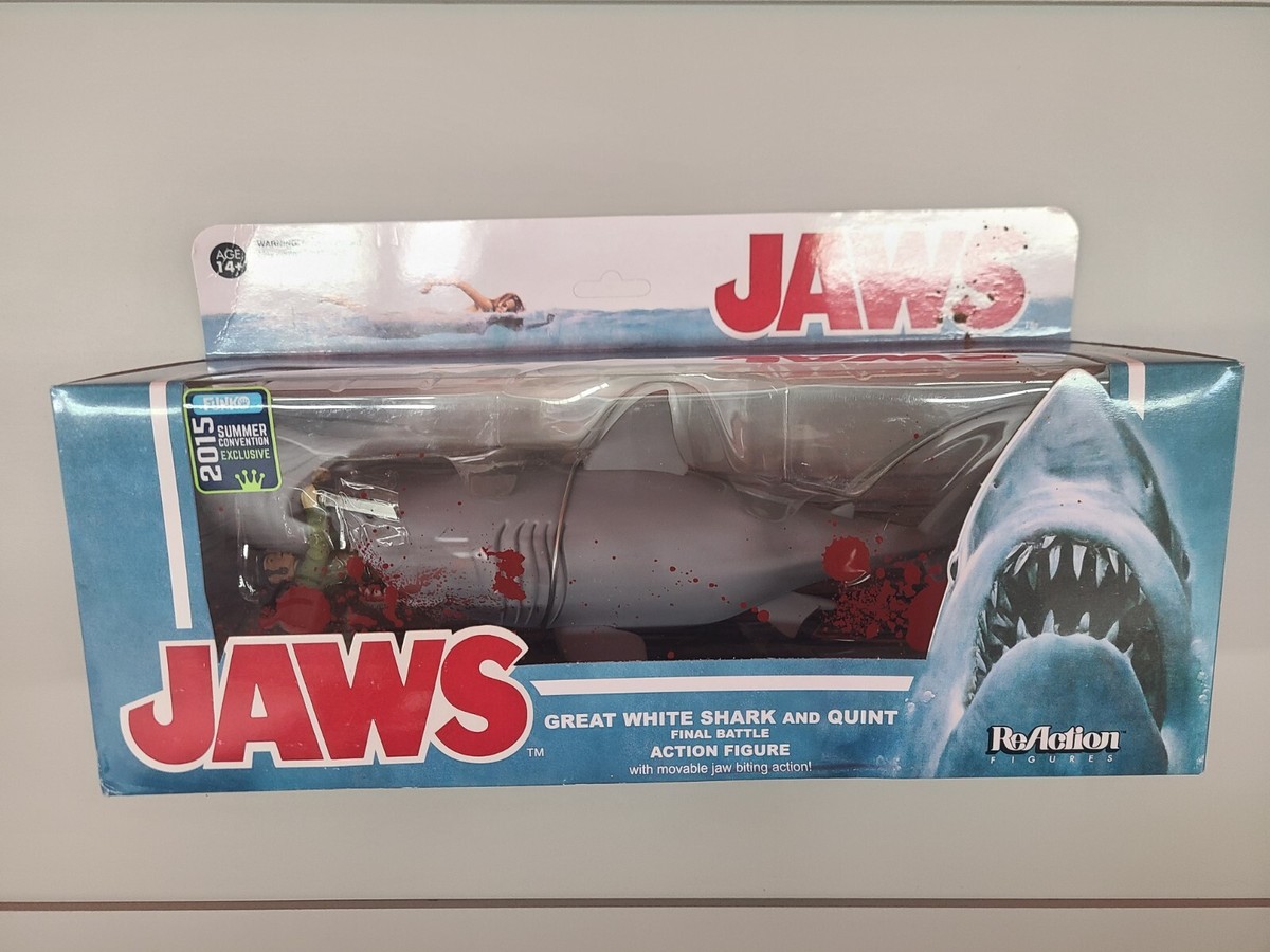 Funko Jaws ReAction Figures Complete, Both Sharks,Brody