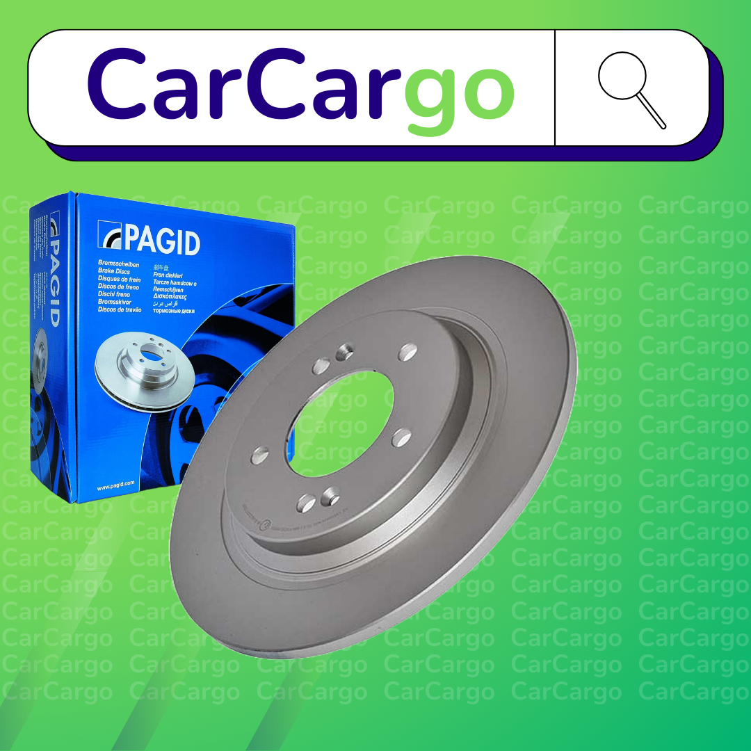 Pagid Solid Rear Brake Discs Pair For Kia Optima 2.0 2012-2015 284 mm