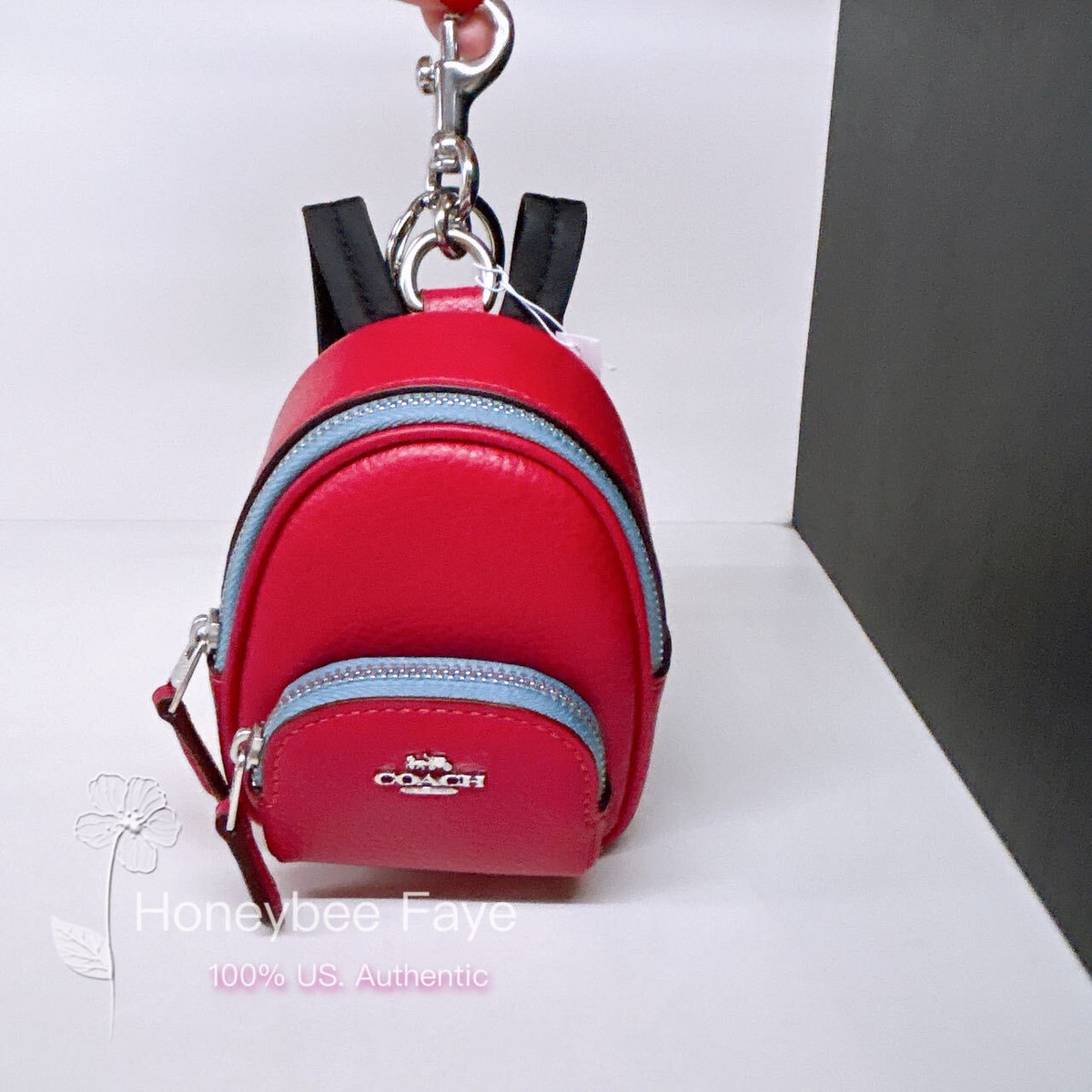 国内在庫有☆COACH CX066 Mini Court Backpack Bag Charm☆人気 NWT Coach Mini Court Backpack Bag Charm CC315/CAP03/CX066 | eBay