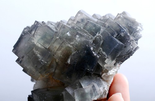 378g Natural Clear Phantom Window Green Cube Fluorite Mineral Specimen/China - Picture 4 of 11