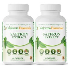 Saffron Extract 88.5mg Improve Sleep Habits Non-GMO Gluten Free 120 Caps