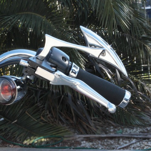 CHROME SPEAR REARVIEW MIRRORS 4 HONDA REBEL 250 SHADOW 600 750 VTX VT 1300 1800 - Bild 2 von 11