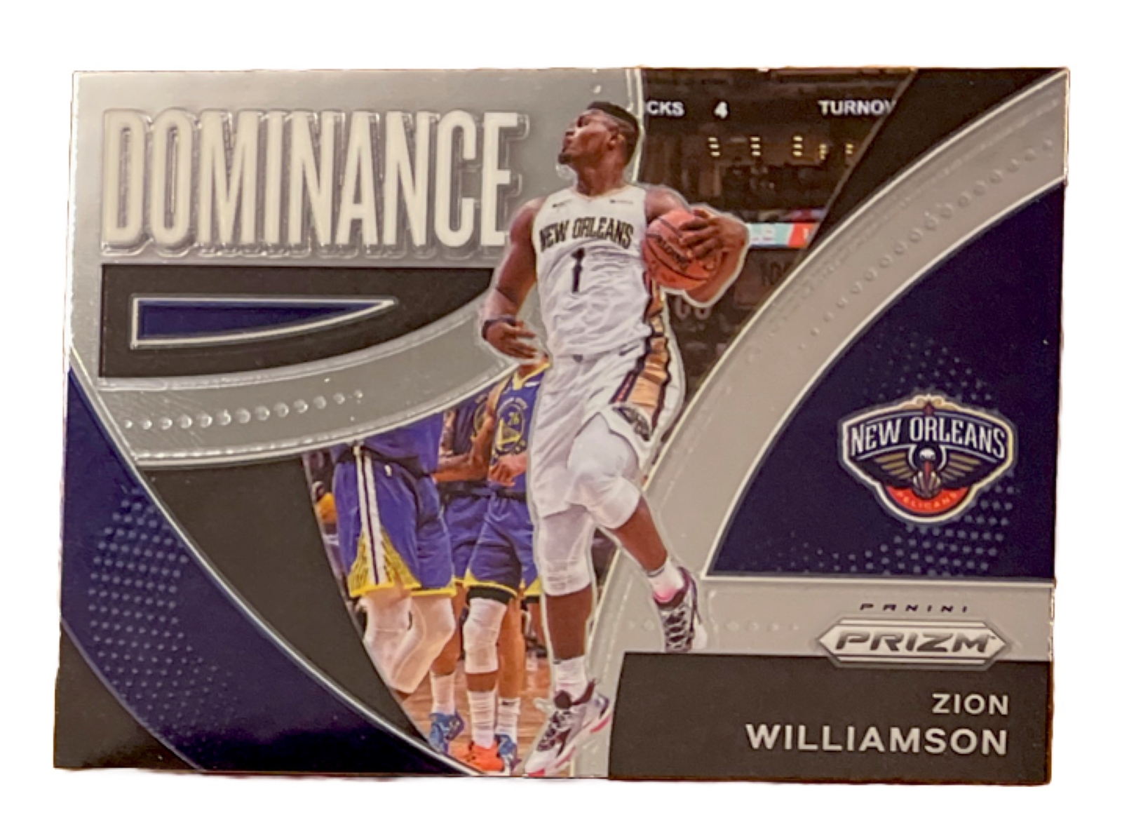2021-22 Panini Prizm Zion Williamson Dominance Insert Card New Orleans Pelicans