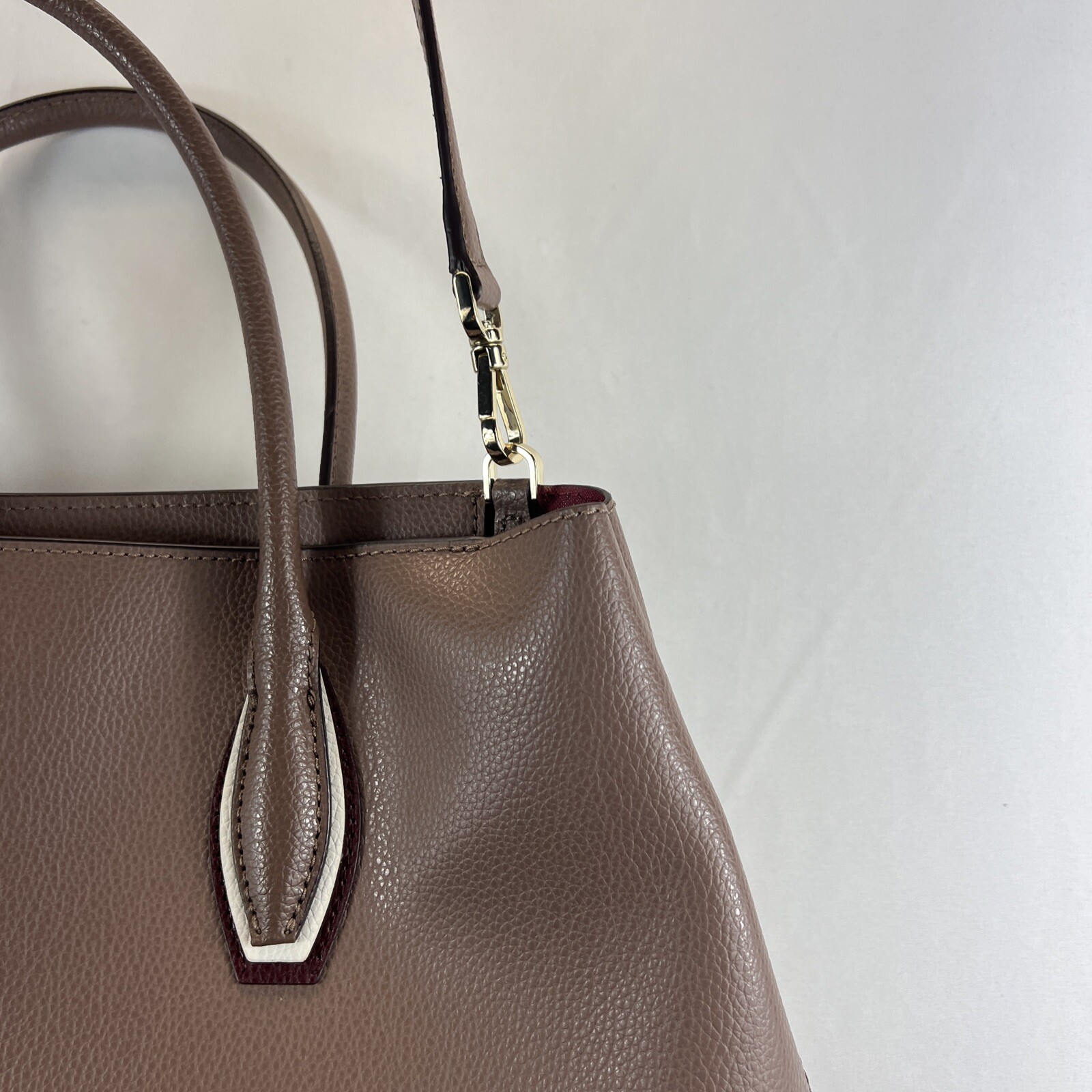 Kate Spade Solid Brown Double & Adjustable Should… - image 14