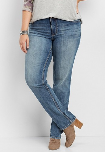 maurices jackdavid Womens Plus Size DENIM FLEX JEANS Bootcut short/regular/Long - Picture 57 of 76