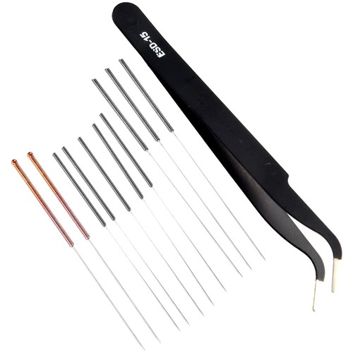 Reinigungsnadel Set f��r 3D-Drucker D��se 10 Stck. 0 205 mm + 1 St��ck Pinzette - Afbeelding 9 van 11