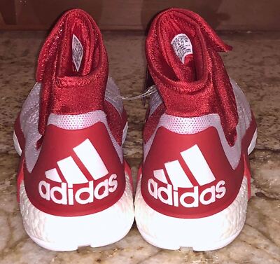 ADIDAS CrazyLight Boost White Red Primeknit Basketball Shoes