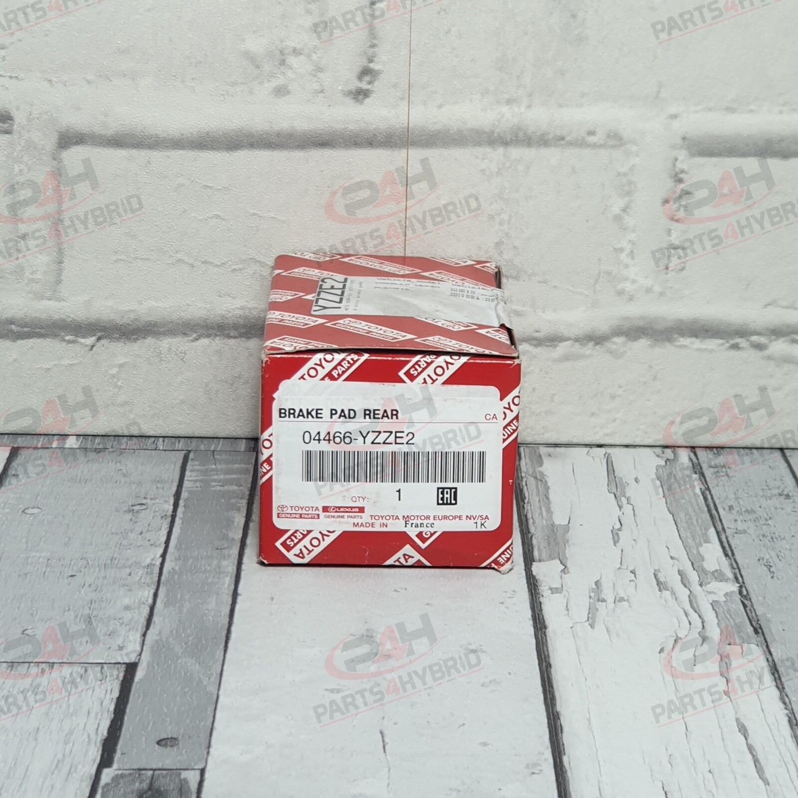 AVENSIS REAR BRAKE PADS 2003 TO 2008 MODEL GENUINE TOYOTA PART 04466-YZZE2
