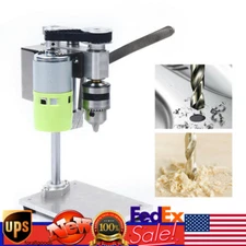 110-240V Mini Drill Press Bench Top 2 Speed Hobby Jewelers Wood Metal Work Craft