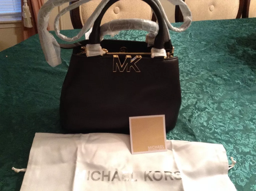 MICHAEL KORS Florence Leather Small Satchel CHOCOLATE