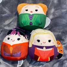 Hocus Pocus Set The Sanderson Sisters 5  Disney Squishmallows. Halloween. NEW.