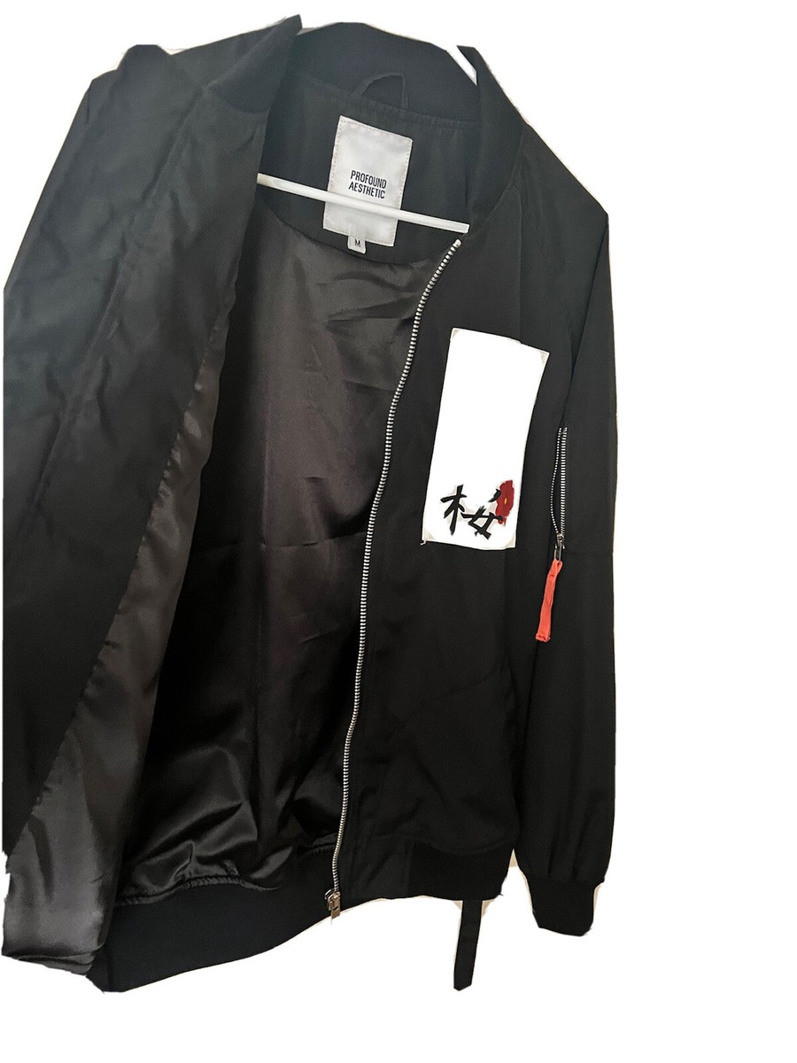 Profound Aesthetic Bomber Jacket Size Medium Color Black. | eBay Profound Aesthetic Bomber Jacket Size Medium Color Black. | eBay