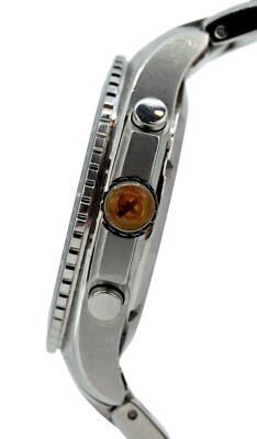 Men's 44mm Zodiac Speed Dragon Alarm Swiss Quartz Chrono Watch