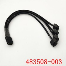 For HP 1ft SFF-8087 Mini SAS 1 to 4 Female Cable 483508-003 Z620 Z640 Z820 Z840
