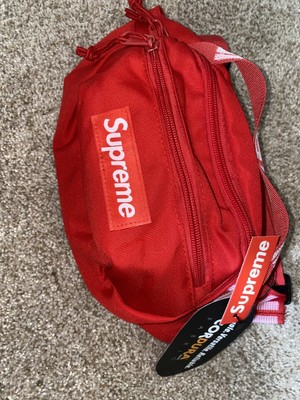 supreme fanny pack ss18 red