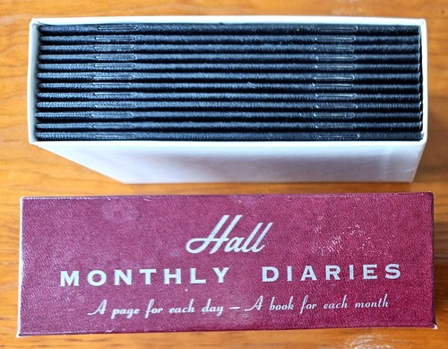 New Vintage 1977 J. C. Hall 12 Monthly Mini Diaries Paperback with Box Hallmark - Picture 17 of 23