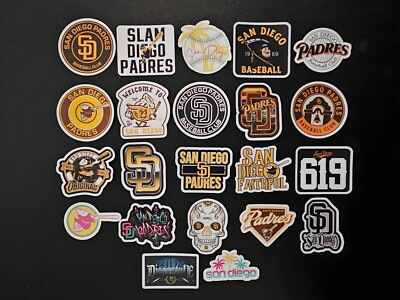 #ad San Diego Padres Vinyl Sticker Decal – Baseball Fan $6.00