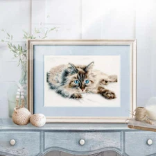 Magic Needle Counted Cross-Stitch Kit Fluffy Happiness 260-170