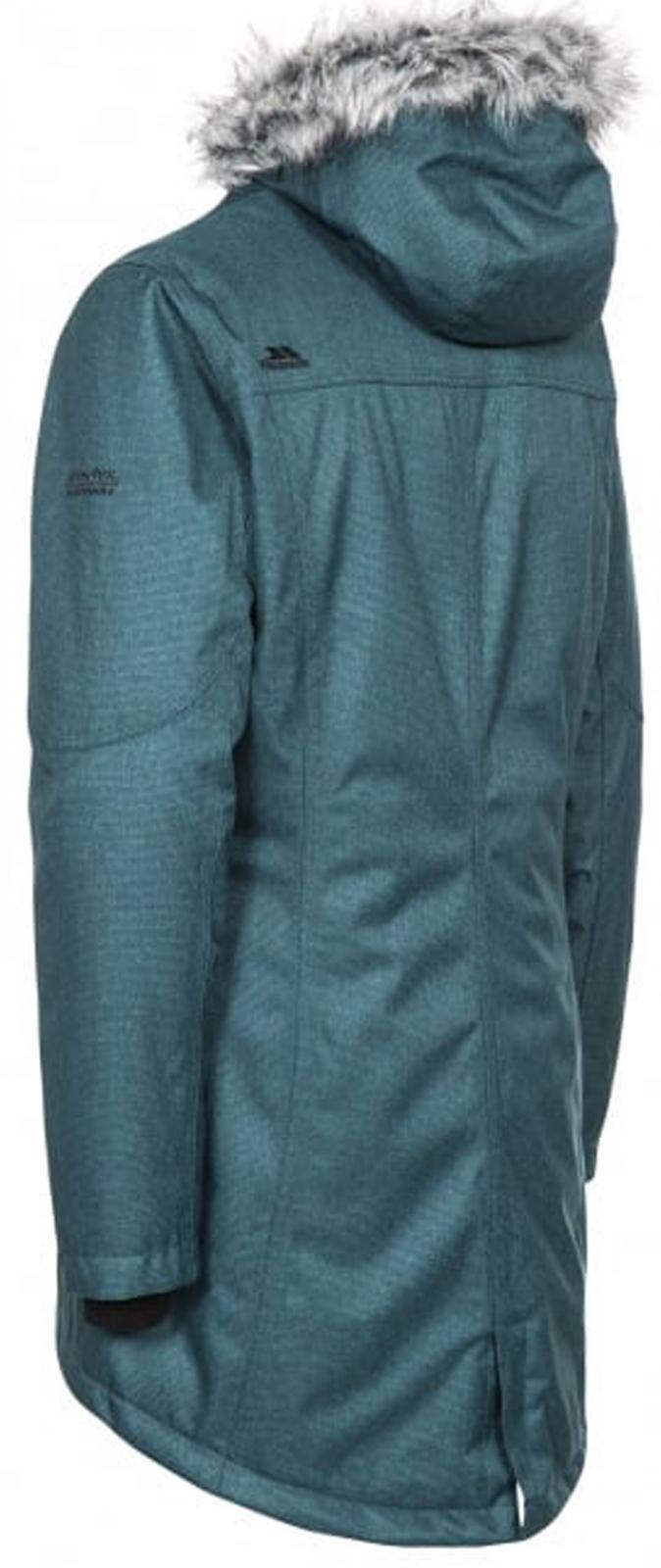 Womens Trespass Thundery Waterproof Parka Jacket Long Hooded Coat eBay