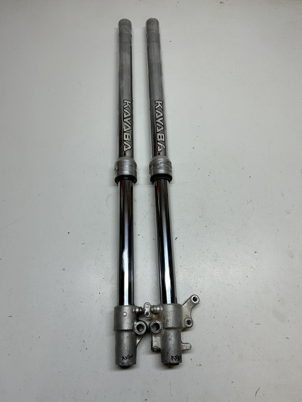 1995 95 Kawasaki KX100 kx 100 B Front Forks Tube Suspension KYB READ