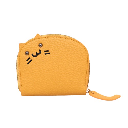 Credit Card Holder Cartoon Cat Card Holder PU Leather Organ Card Package Mini X - Picture 8 of 18