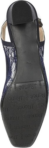Women's J Renee, Faleece Pump Navy Lace/Satin 6 M - Picture 5 of 5