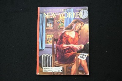 1995-96 DEC 25 & JAN 1 NEW YORKER MAGAZINE - GREAT ILLUSTRATED COVER - NY 3535