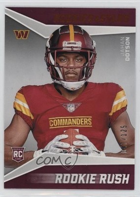 2022 Panini Rookies & Stars Rookie Rush Orange /125 Jahan Dotson #RR-10 RC 1g2w