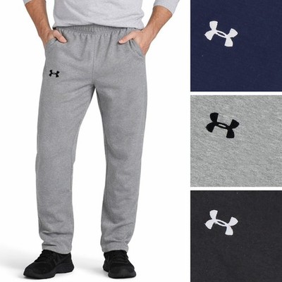 Under Armour Hustle Fleece Sweatpants, Men's Straight Fit Moisture Wicking Pants