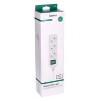 Hama 00223002 VerläNgerungskabel 3 M 3 Ac-AusgäNge Drinnen Weiß