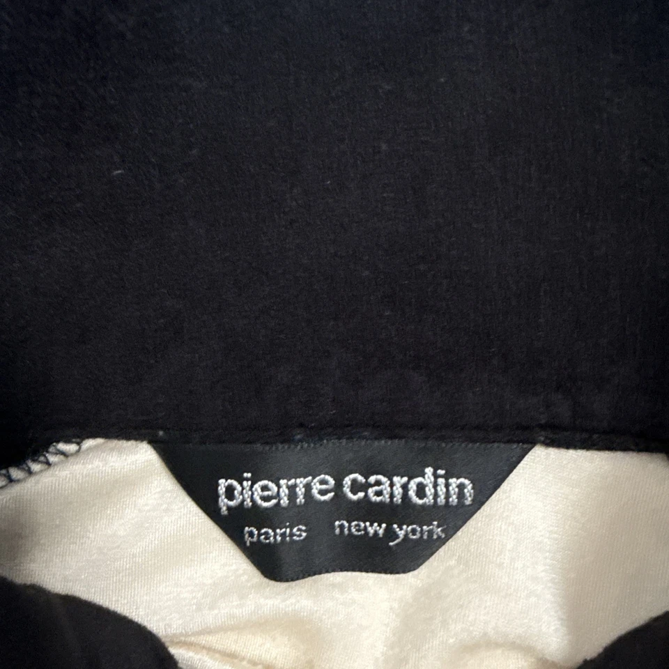 Chaqueta deportiva de terciopelo Pierre Cardin vintage para hombre talla mediana cremallera completa años 80 Foto 4 de 4