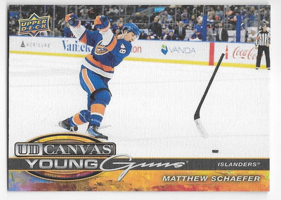 25/26 UPPER DECK EXTENDED UD CANVAS YOUNG GUNS Matthew Schaefer #C365
