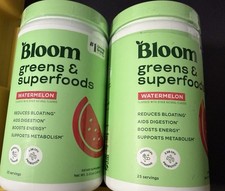 Bloom Nutrition Greens & Superfoods Powder Watermelon 2️⃣ PACKS! Exp O8/27
