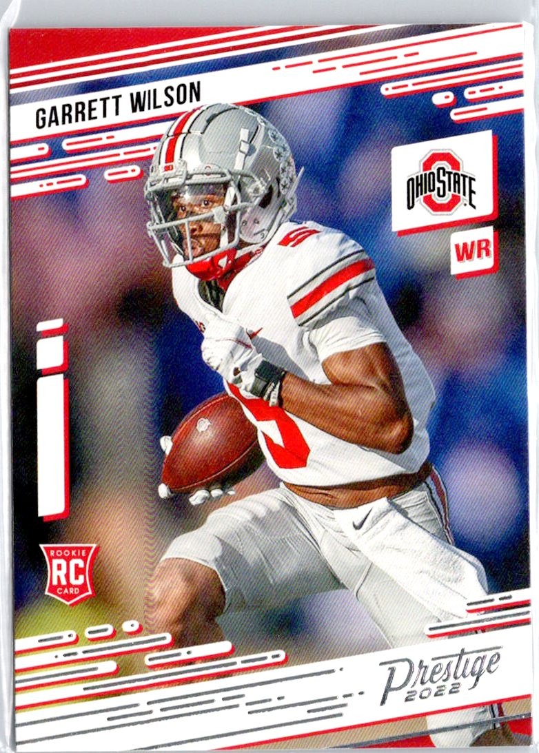 2022 Panini Chronicles Draft Picks Garrett Wilson Prestige #7