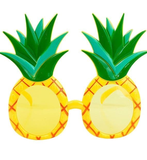 Pineapple Glasses Tropical Party Novelty Fancy Dress Festival Costume Sunglasses
