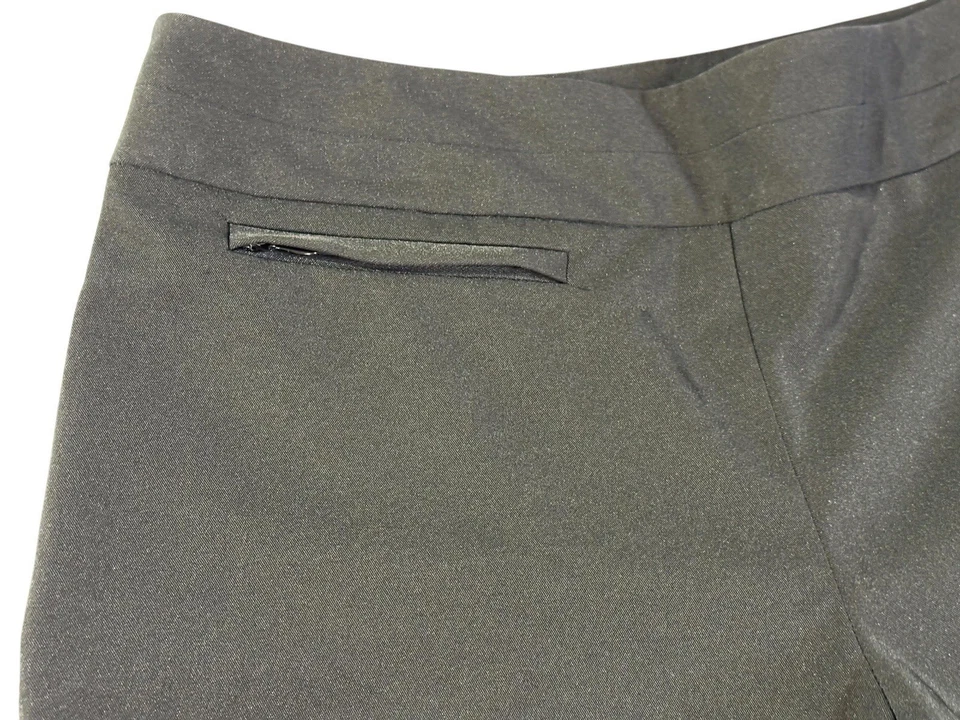 Moda Bug Stretch Mujer Pantalones Talla 10 Negro Pierna Ancha Vestido Carrera Poliéster” Foto 4 de 4