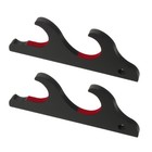  2pcs Baseball Bat Wall Mount Display Rack Holder Wall-Mounted Baseball Bat