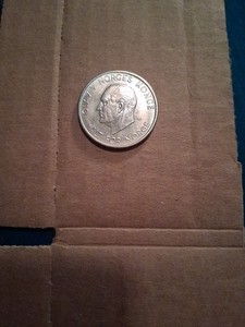 1963 NORWAY Coin 5 KRONER Excellent Coin