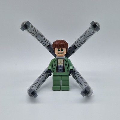 Lego Spider-Man 2 Minifigure Doc Ock Dr Octopus Otto Octavius +Arms 4856 Hideout