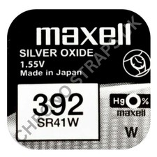 Maxell 392 / SR41W Silver Oxide Watch Battery