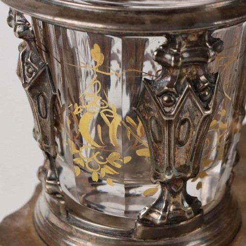 Oliera Antica Francia '800 Argento finemente Sbalzato Decorazioni Neogotico - Foto 6 di 8