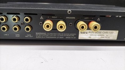 Aura AUV-80SE-CHR Integrated Amplifier Good Condition from Japan