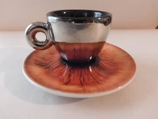 Illy Art Collection 2018  "Iris" Espresso Cup w/Saucer Marc Quinn  Italy IPA NEW