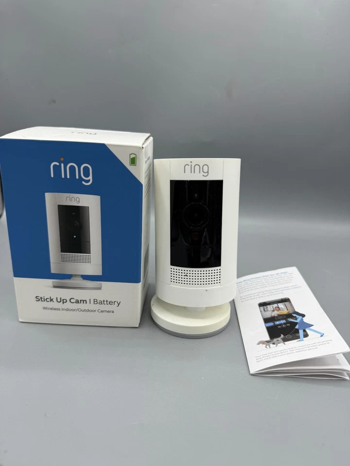 Ring Stick Up Cam Battery Wireless Indoor Outdoor Smart HD Security Camera - Image 3 of 4