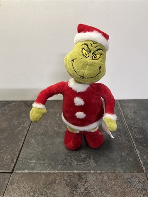 The Grinch Waddler 11.5'' Plush Plays Music You're A Mean One Mr. Grinch Gemmy