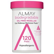 Almay Biodegradable Makeup Remover Pads, Micellar Gentle, Hypoallergenic, Fragra